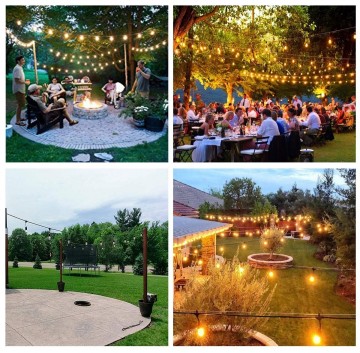 Led Lichtsnoer - 15 lampen - 15 meter - IP65 Waterdicht