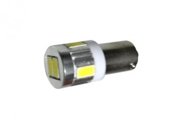 T11 BA9S Witte LED Lamp 5630 SMD 6 LED 12V