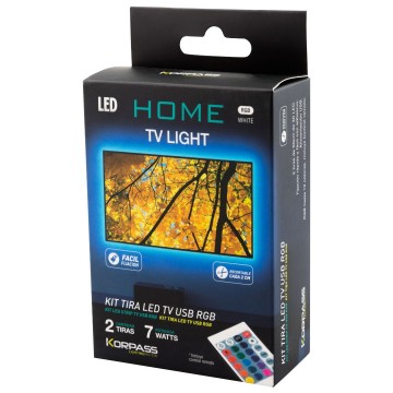 TV Led strip - Complete set RGB - 2 strips