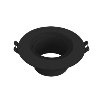 Inbouw spot GU10 - Kunststof - Vaste armatuur rond