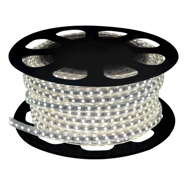 Koud Wit LED Strip - IP68 - 25 Meter - 220V - inkortbaar