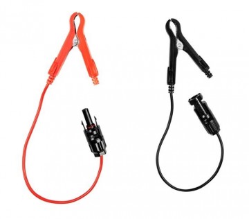 Krokodillenbek laadkabel - MC4 connector - Male + female