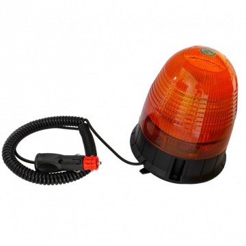 ORANJE magneet zwaailicht - 12V/24V - 16 LED SMD - E-keurmerk - R65 / R10
