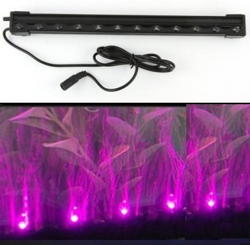 Aquarium LED licht met luchtgordijn PAARS 16cm
