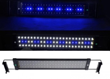 Aquarium bak LED 72cm [60-80cm] 18W 2-standen blauw / wit