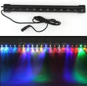 Aquarium LED met luchtgordijn RGB 31cm - OP=OP