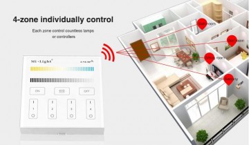 4-Zone kleurtemperatuur Smart Panel Remote Controller - B2 Mi-light 2.0