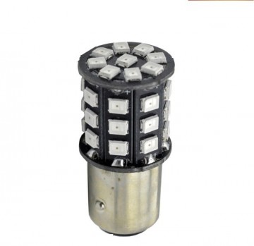 ROOD - BA15S - LED - 33 SMD - 2835 - 12V