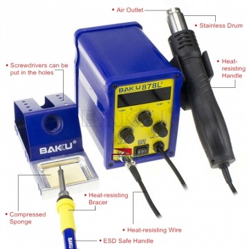 Baku 878 L2 hete lucht rework station