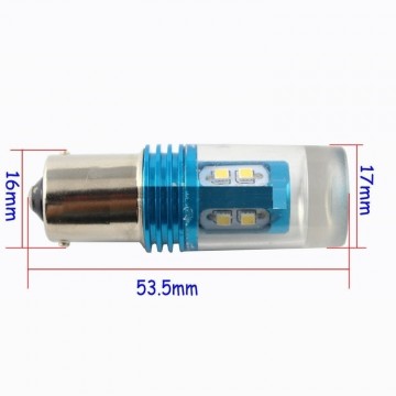 BAY15D LED 10-SMD 3535 lamp 12v wit