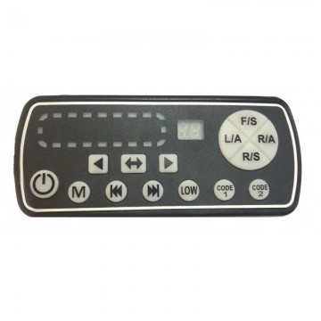 LED zwaaibalk - 1450 x 120mm - ECE R65 R10 + controller - Amber