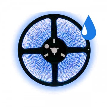 7,5 meter led strip blauw waterproof - IP68 - 60Leds/m - 3528