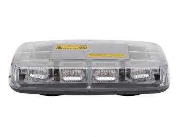 Compacte zwaailamp - 57mm hoog - R10 / R65 certificering - 30 LED ORANJE