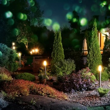 LED buitenlamp - 80cm - RVS pilaar - BOLLARD E27