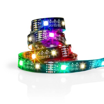 Smart USB LED strip - Multicolour - RGB + Warm wit - 2 meter - SmartLife