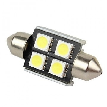 CANBUS 36mm 4 LED dome auto interieur lamp C5W