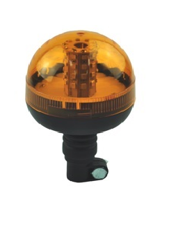 ORANJE dak zwaailicht COMPACT - 60 LED - R10 - E keurmerk - beugel bevestiging