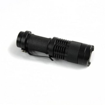 Torch LED 300 Lumens zaklamp mini black 9,3 CM
