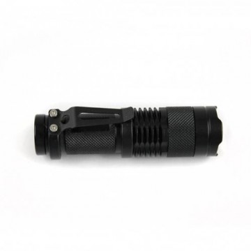 Torch LED 300 Lumens zaklamp mini black 9,3 CM