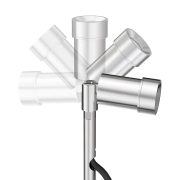 2x LED grond spot - 12V - 1,5 Watt - Complete set