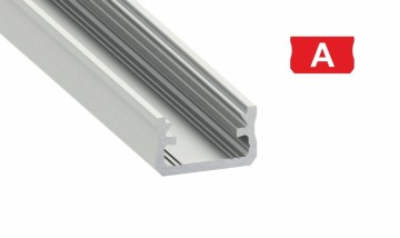 3 meter - 9,3x16mm DESIGN A WIT - LED Profiel - aluminium