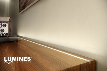 2 meter - 9,3x16mm DESIGN A WIT - LED Profiel - aluminium