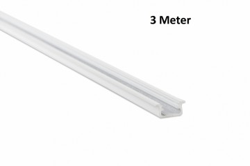 3 meter - Inbouw 9,3mm DESIGN B WIT - LED Profiel - aluminium