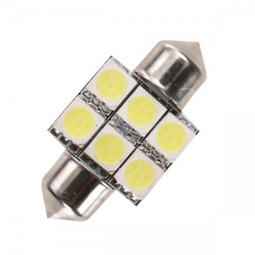 36mm 6 LED C5W SMD auto interieur dome lamp