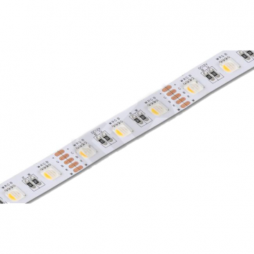 5 meter RGBW (Warm wit) led strip - DUAL LED - 60Leds/m - 12V