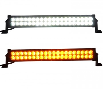 LED bar - DUO color - 120W - 60cm - 4x4 offroad - 40 LED - ORANJE / WIT