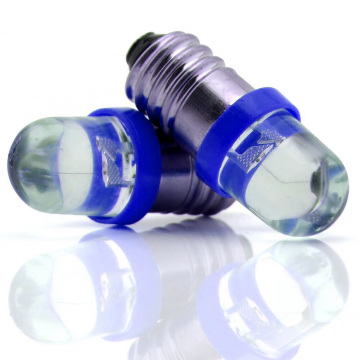E10 LED lamp - 12V - Blauw
