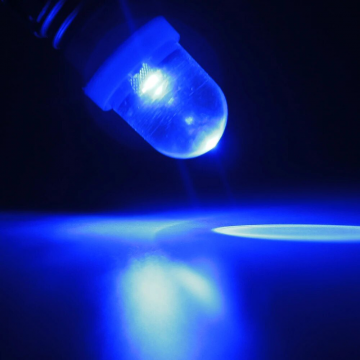 E10 LED lamp - 12V - Blauw