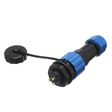 Male + socket - Waterdichte kabelverbinder - 3 aderig - IP68