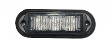 ORANJE bumper flitser - E keurmerk - R65 - 3 LED - synchronisatie