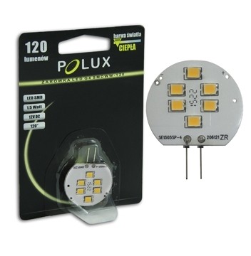 LED steeklampje - 12 Volt - 1,5 W - Warm Wit - G4 - 120 Lumen