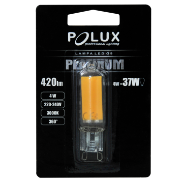 G9 - Warm Wit - 420 Lumen - 4 Watt - COB