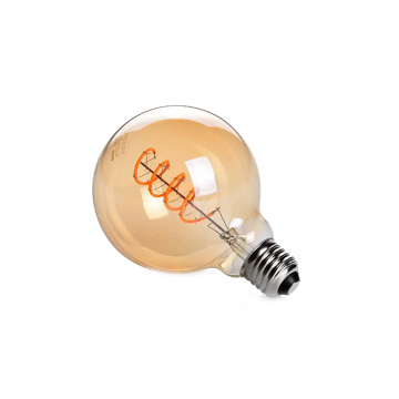 E27 filament lamp - Dimbaar - Extra warm wit - 250 Lumen - 4W - G95