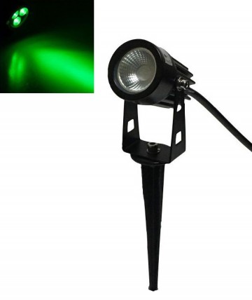 Green led buiten spot 3w 12v