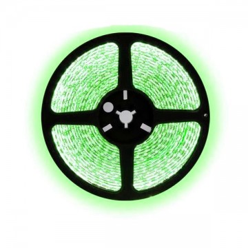 5 meter groen led strip - 30Leds/m - 12V