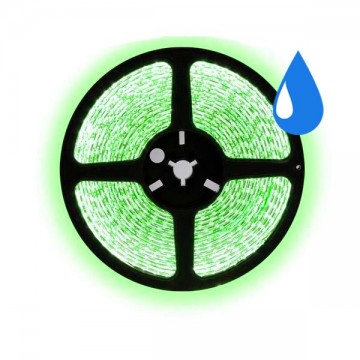 5 meter groen led strip waterproof - IP65 - 60Leds/m - 12V