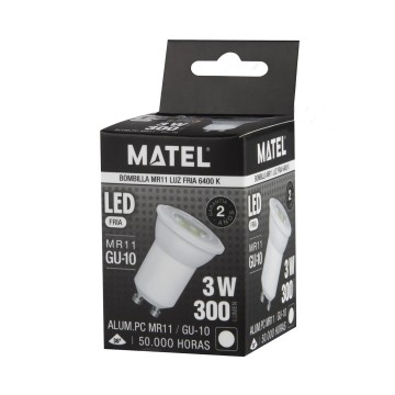 GU10 - Koud Wit - 300 Lumen - 3 Watt - 35mm 2