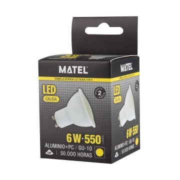 GU10 - Warm Wit - 550 Lumen - 6 Watt 4