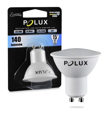 GU10 - KOUD WIT - 140 lumen - 1,8 watt -  6400K