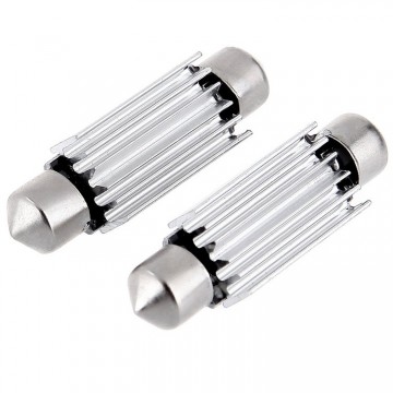 42mm LED - CANBUS - 4SMD - 5050 - 2 stuks - Wit