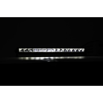 LED bar + waarschuwingslicht - R10 / R65 / R149 - Wit + amber - 12/24V - 55cm