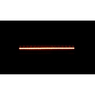 LED bar + waarschuwingslicht - R10 / R65 / R149 - Wit + amber - 12/24V - 55cm