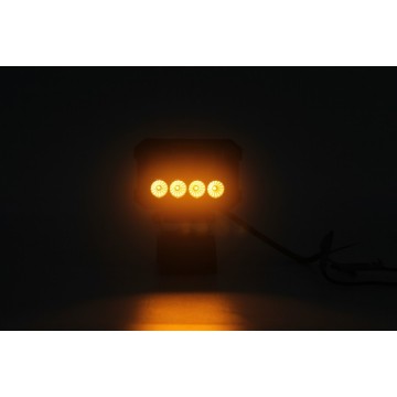 LED werklamp + waarschuwingslicht - Wit / amber - R10 / R65 / R149 - 12 / 24V 
