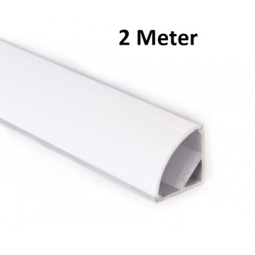 2 meter - hoek - LED profiel - aluminium