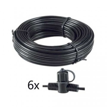 Tuinlamp Hoofdkabel - 15 meter - 6 aansluitingen
