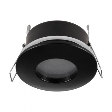 Inbouw spot GU10 - IP44 - Aluminium - Rond armatuur - Met diffuser